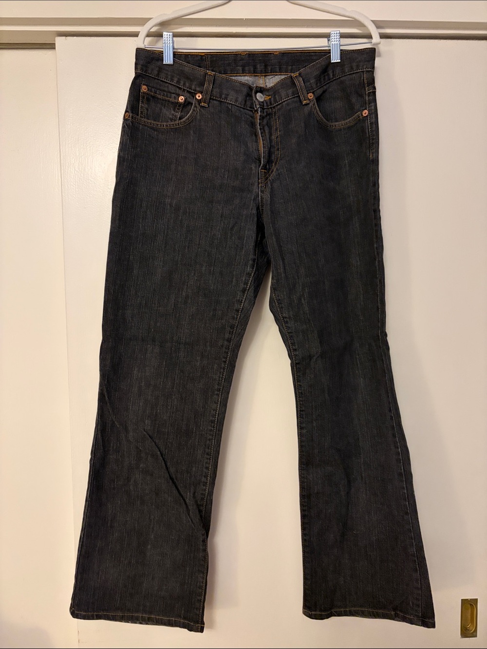 Lucky Brand Washed Black Boot Cut Jeans